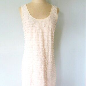 Free People Creme" color strech lace mini dress